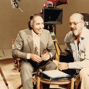 Having a break during a CineClub recording session in 1982 with director Carl Roberts
