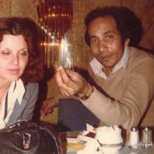 An unofficial photo taken in Oct 1978 at a restaurnat after a late night interview with Souad Hossny the Arab World alltime acting diva