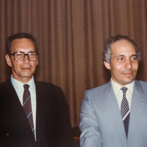 Introducing Egypts prominent filmmaker Shadi Abdussalam in a CineClub event in 1983
