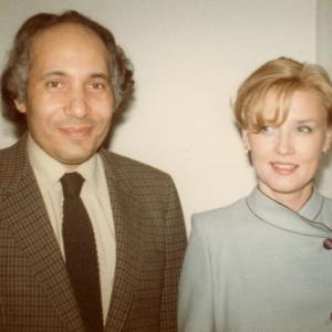 With Soviet actress Vera Alintova star of 'Moscow Does Not Believe in Tears' the BFF Oscar winner of 1980. Alintova was Farouq's Cine-Club guest in 1981