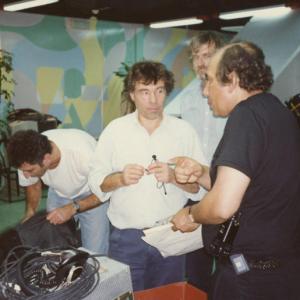 On location for a 3rd Hardee's commercial in 1993