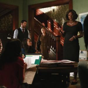 Still of Viola Davis, Alfred Enoch, Charlie Weber, Liza Weil, Aja Naomi King and Jack Falahee in How to Get Away with Murder (2014)