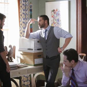 Still of Charlie Weber Matt McGorry and Jack Falahee in How to Get Away with Murder 2014