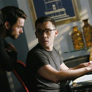 Still of Conrad Ricamora and Jack Falahee in How to Get Away with Murder 2014