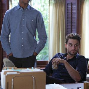 Still of Alfred Enoch and Jack Falahee in How to Get Away with Murder 2014