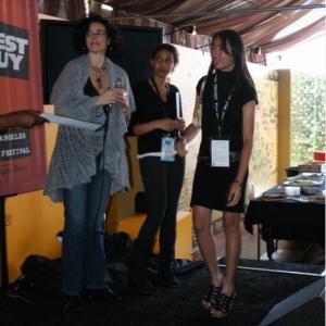Sophia with Effie Brown & Hebe Tabachnik at LAFF 2010 - A Gum's Life