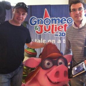 Luke Bradford behind the scenes for Gnomeo  Juliet