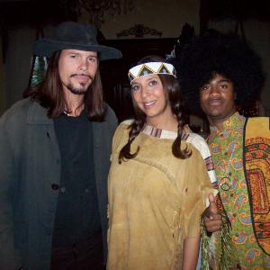 Darnell J Cates Christine Devine  Sean McNabb at Celebrity Holloween Party 2011