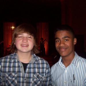 Darnell J Cates  Angus T Jones at First Star Celebrity Charity event for Foster Children on LA