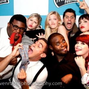 Cast of Fat Camp at New York Music Theatre Festival opening night celebration