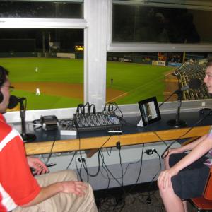 Radio Guest at Syracuse Chiefs baseball game Syracuse  81312