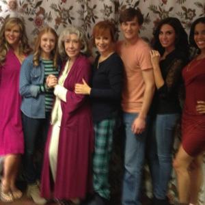 Erika Othen with the cast of Malibu Country