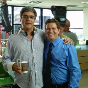 Erich as Kevin with Director Miguel Arteta of HBO Enlightened Series Episode 10 912010