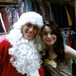 Dressing room in costume with Miranda Cosgrove