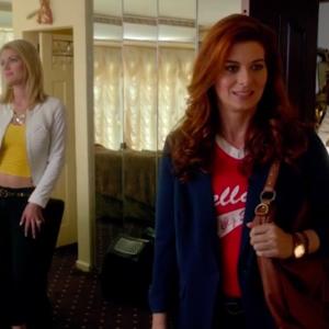 Cree Kelly with Debra Messing on The Mysteries of Laura