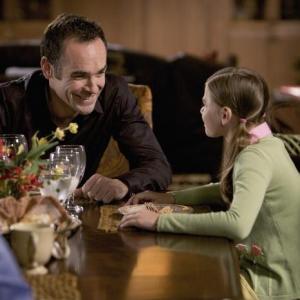 Still of Paul Blackthorne and Georgia Cole in The Gates 2010