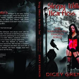 Dicey Grenor's book cover Sleepy Willow's Bonded Soul: Narcoleptic Vampire Series Book 2