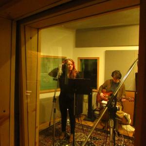 Recording vocals for Colin Cannon Quartet