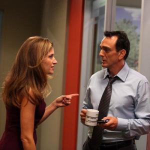 Still of Hank Azaria and Kathryn Hahn in Free Agents 2011
