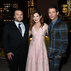 James Marsden, Jack Black and Kathryn Hahn at event of The D Train (2015)