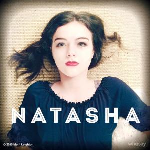 On set playing young Natasha in the Channel101 1 web series Natasha