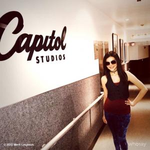 Capitol Records recording in Studio A backup singer for artist Halsey New Americana