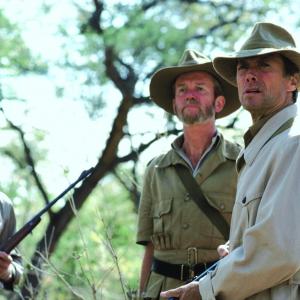 Still of Clint Eastwood, Jeff Fahey and Conrad Asquith in White Hunter Black Heart (1990)