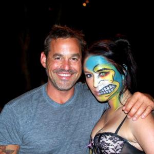 Heather Dorff and Nicholas Brendon at the 2012 Fright Night Film Festival in Louisville KY