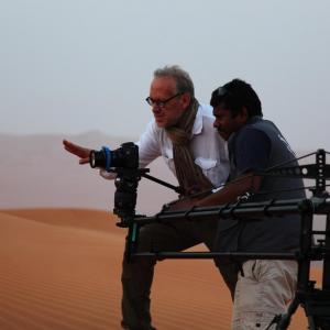 filming in the Rub alKhali desert of Saudi Arabia