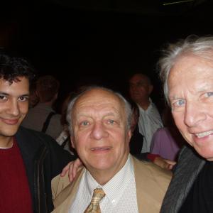 Jehan Stefan (left) with Claude Bolling (center) & Maurice Jarre (right)