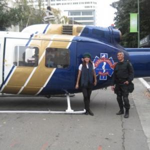 Trauma  Episode 11  SWAT in front of Helicopter 1 with Maaika