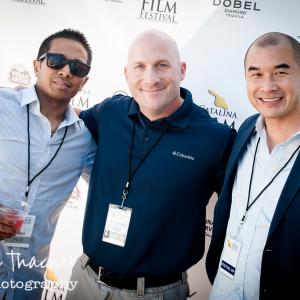 Catalina Film Festival with filmmakers Ed Moy and Danny Miguel.