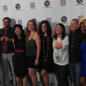 Cast and crew of The Love Remains at the LA Asian Pacific Film Festival screening Angela Park Megan Vickers Christina Giagos Janet Chen Nadia Anwar