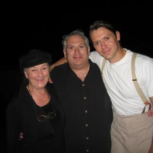 John Keabler with Rosemary Harris and Harvey Firestein