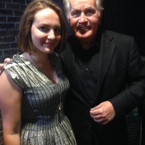 Chatting with Martin Sheen at Kat Kramers Movies The Change The World event in Hollywood CA