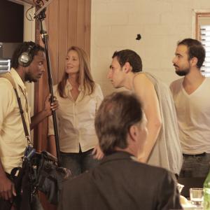 On the set of The Loop