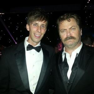 Briggon Snow and Nick Offerman at the 65th Annual Emmy Awards Governors Ball