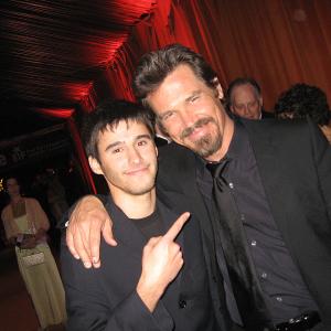 Producer Josh Wood L and actor Josh Brolin R attend the 15th Annual Screen Actors Guild Awards cocktail party held at the Shrine Auditorium on January 25 2009 in Los Angeles California