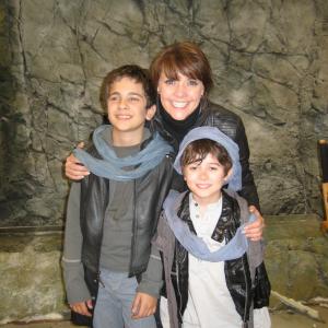 With Amanda Tapping - playing Dr. Helen Magnus (Sanctuary)