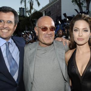 Angelina Jolie Arnon Milchan and Peter Chernin at event of Mr amp Mrs Smith 2005