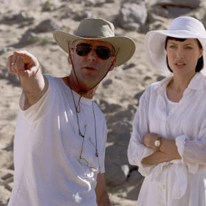 Angelina Jolie and Martin Campbell in Beyond Borders (2003)