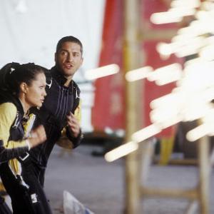Still of Angelina Jolie and Gerard Butler in Lara Croft Tomb Raider The Cradle of Life 2003