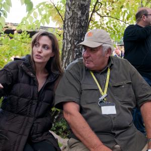 Angelina Jolie and Dean Semler in In the Land of Blood and Honey 2011