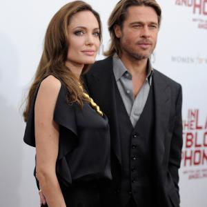 Brad Pitt and Angelina Jolie at event of In the Land of Blood and Honey 2011