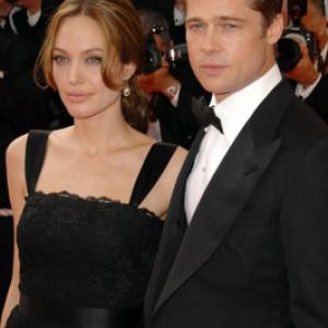 Brad Pitt and Angelina Jolie at event of A Mighty Heart (2007)