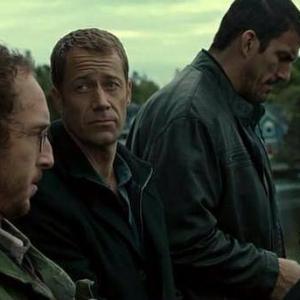 Sinister Man (Kyle Mitchell), William (Colin Ferguson) and Heavy (Robert Maillet) do a little evil, seaside fishing. Haven TV Show - 2013 Episode 413.