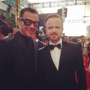 Aaron Paul at The 66th Emmy Awards