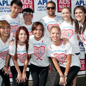 AIDS WALK LA 2012 Cast of MTV's 