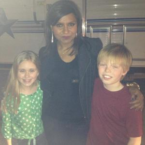 Emily and Tristan on the Mindy Project March 2013!