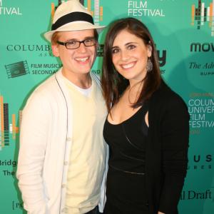 William Michael Harper and director Kate Nexon at the 2010 Columbia University Film Festival Closing Night Party